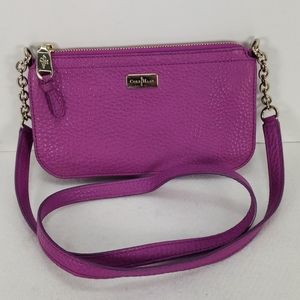 COLE HAAN PEBBLE LEATHER CROSSBODY SHOULDER CLUTCH